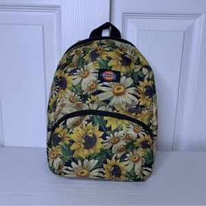 Dickies Sunflower & Daisy Floral Mini Backpack